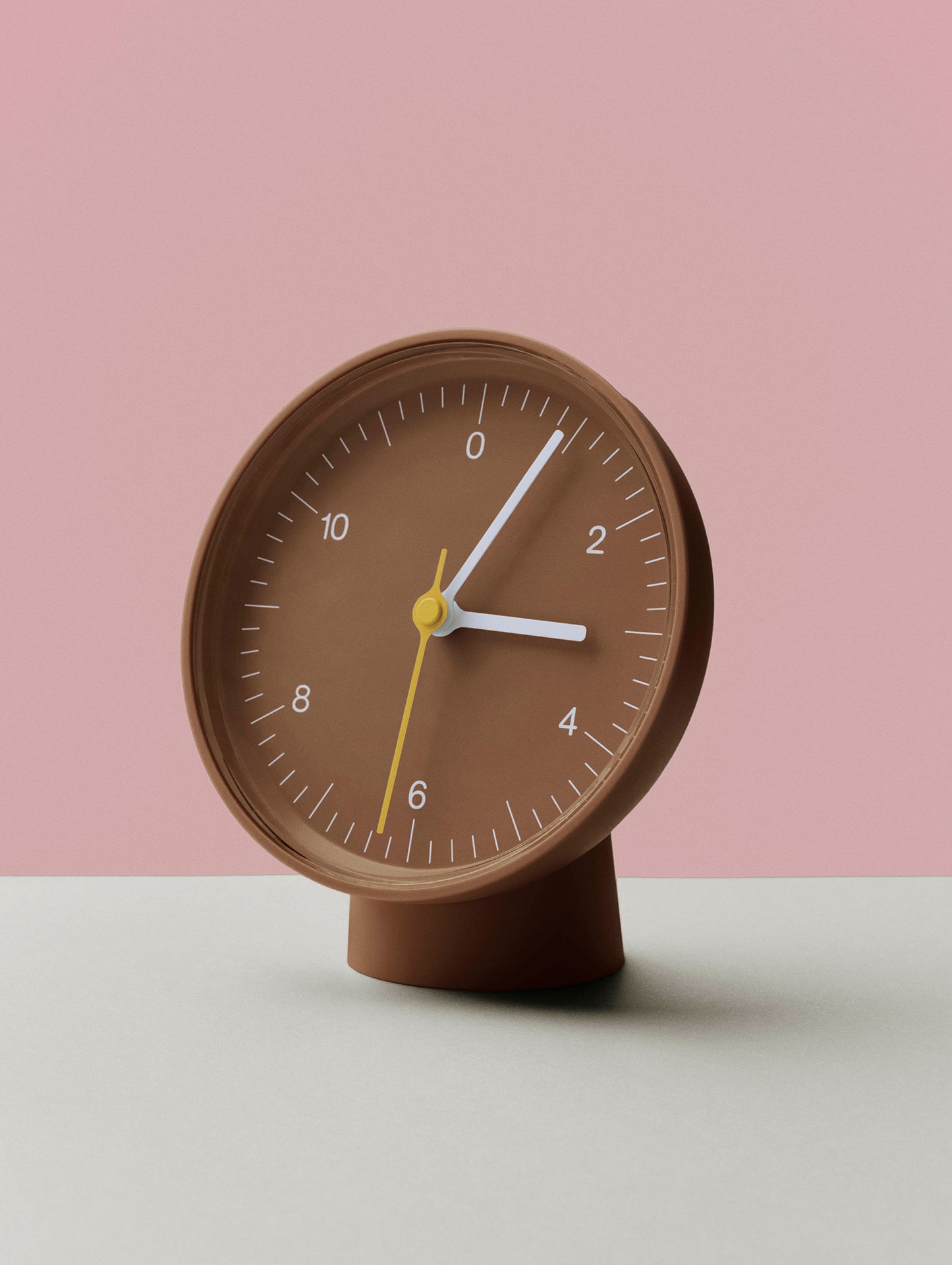 Table Clock by HAY - Brown