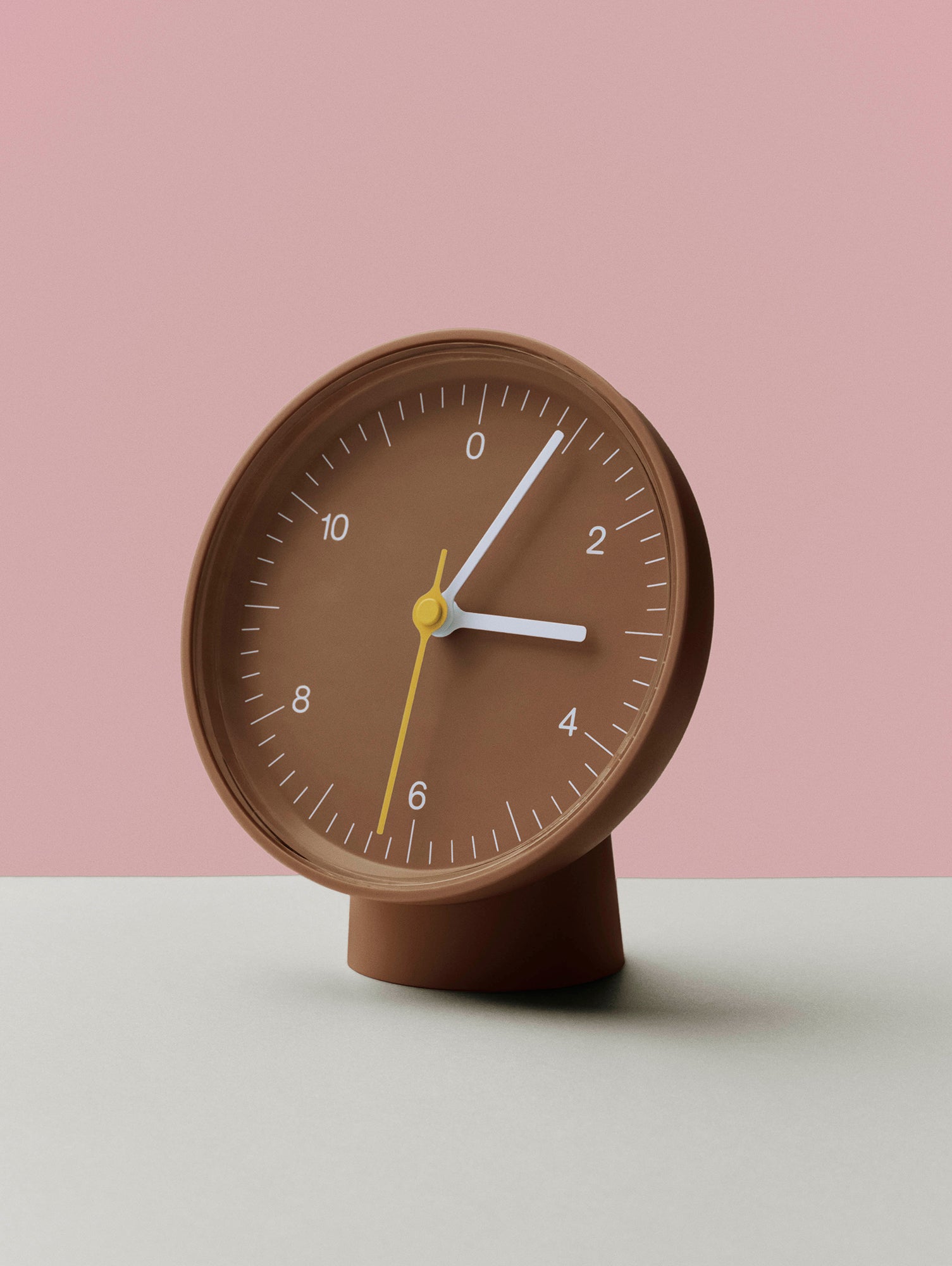 Table Clock by HAY - Brown