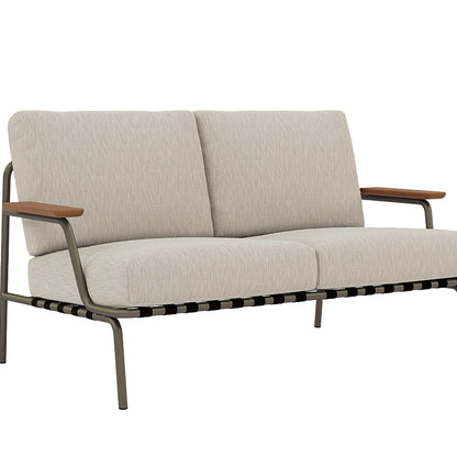 Settle 2-Seater Sofa by Muuto / Taupe Frame / Ribbed Weave 03