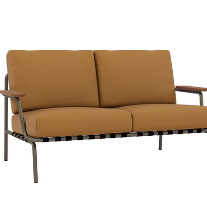 Settle 2-Seater Sofa by Muuto / Taupe Frame / Ribbed Weave 11