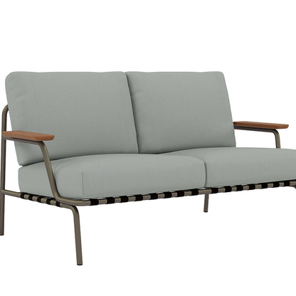 Settle 2-Seater Sofa by Muuto / Taupe Frame / Ribbed Weave 20