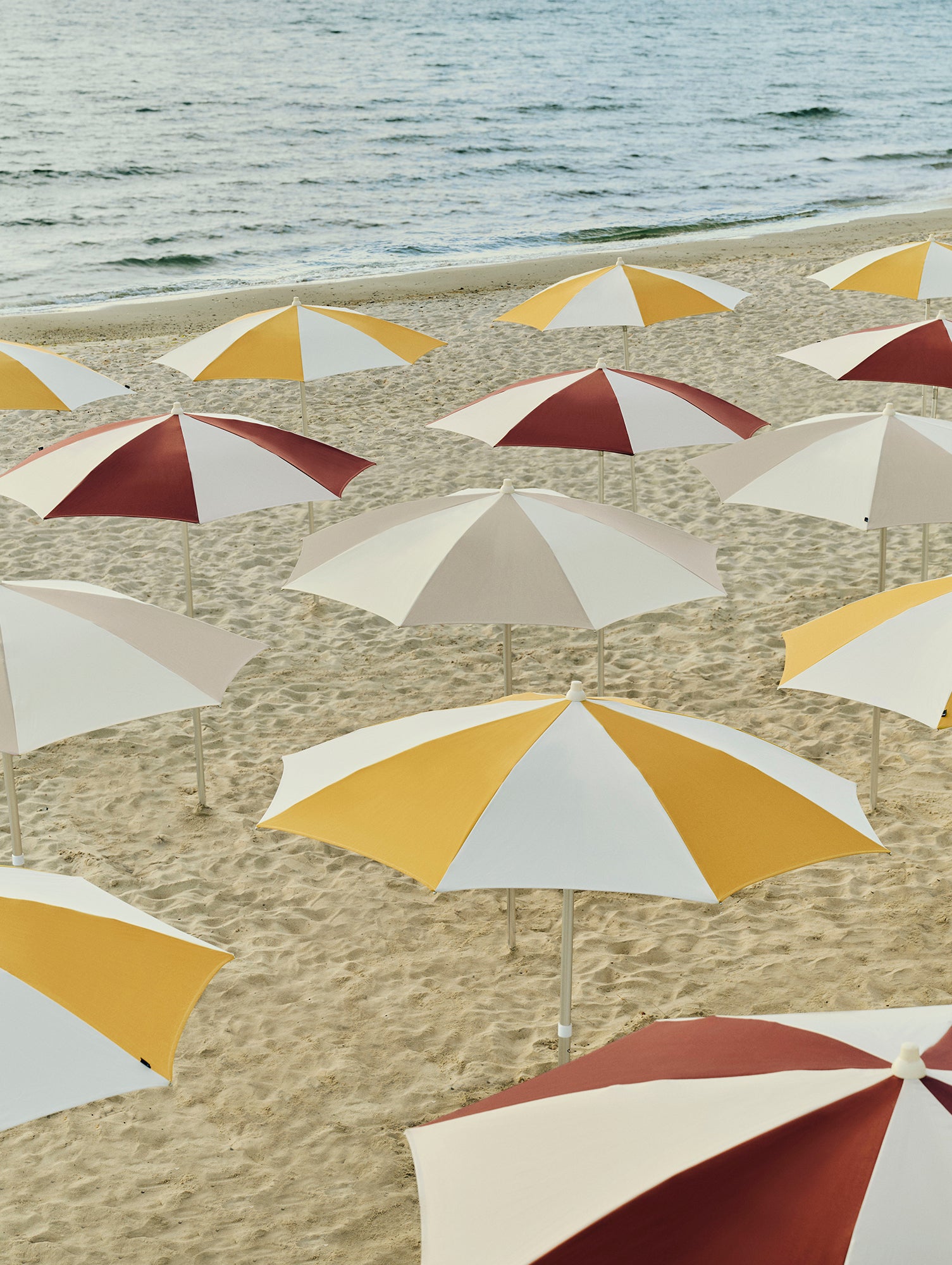 Terrazza Parasol by HAY - Octagon / Off White and Ochre