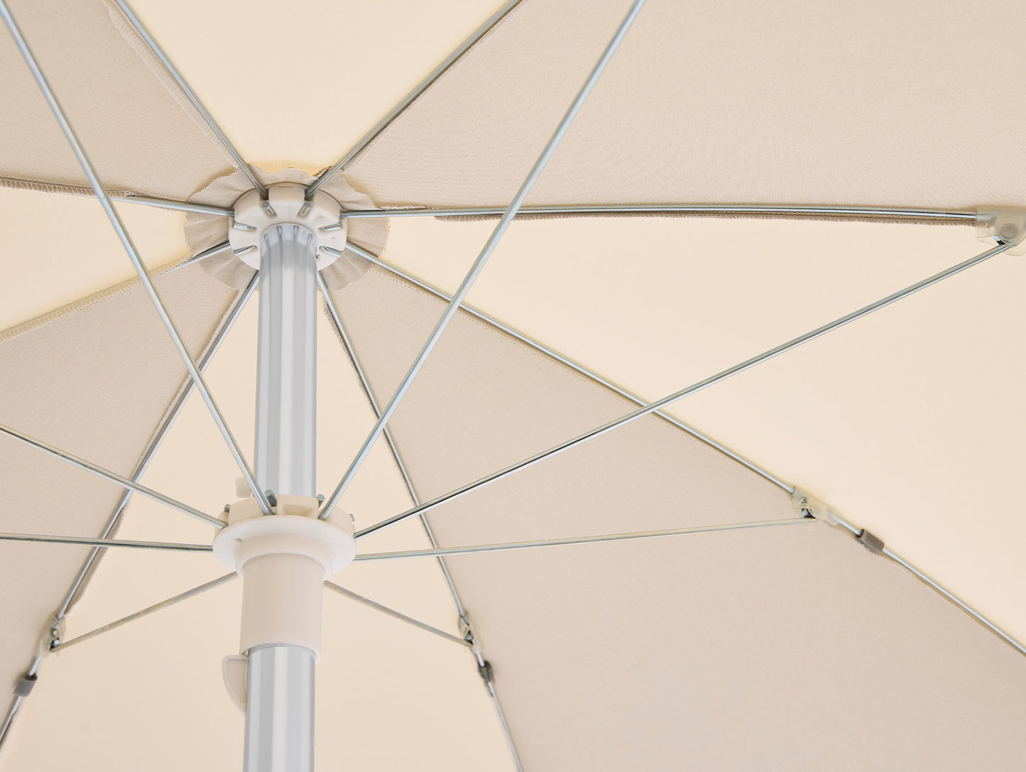 Terrazza Parasol by HAY - Octagon / Off White and Grey