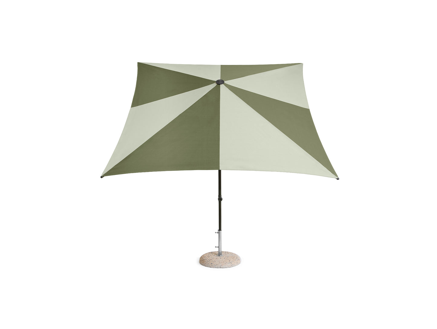 Terrazza Parasol by HAY - Square / Green and Dark Green