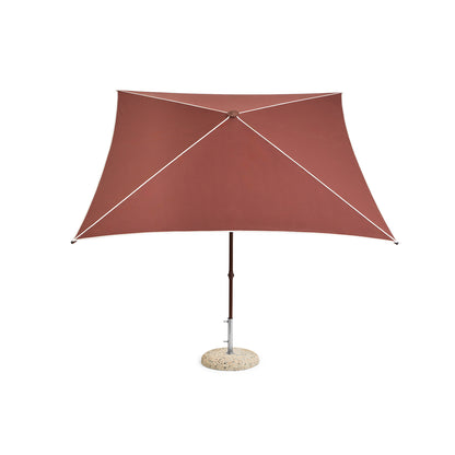 Terrazza Parasol by HAY - Square / Off White and Burgundy