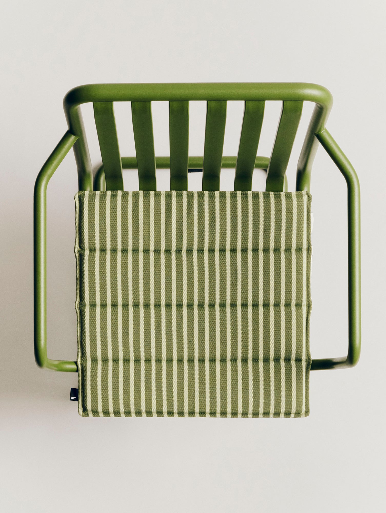 Terrazza Seat Cushion by HAY - Olive Stripe