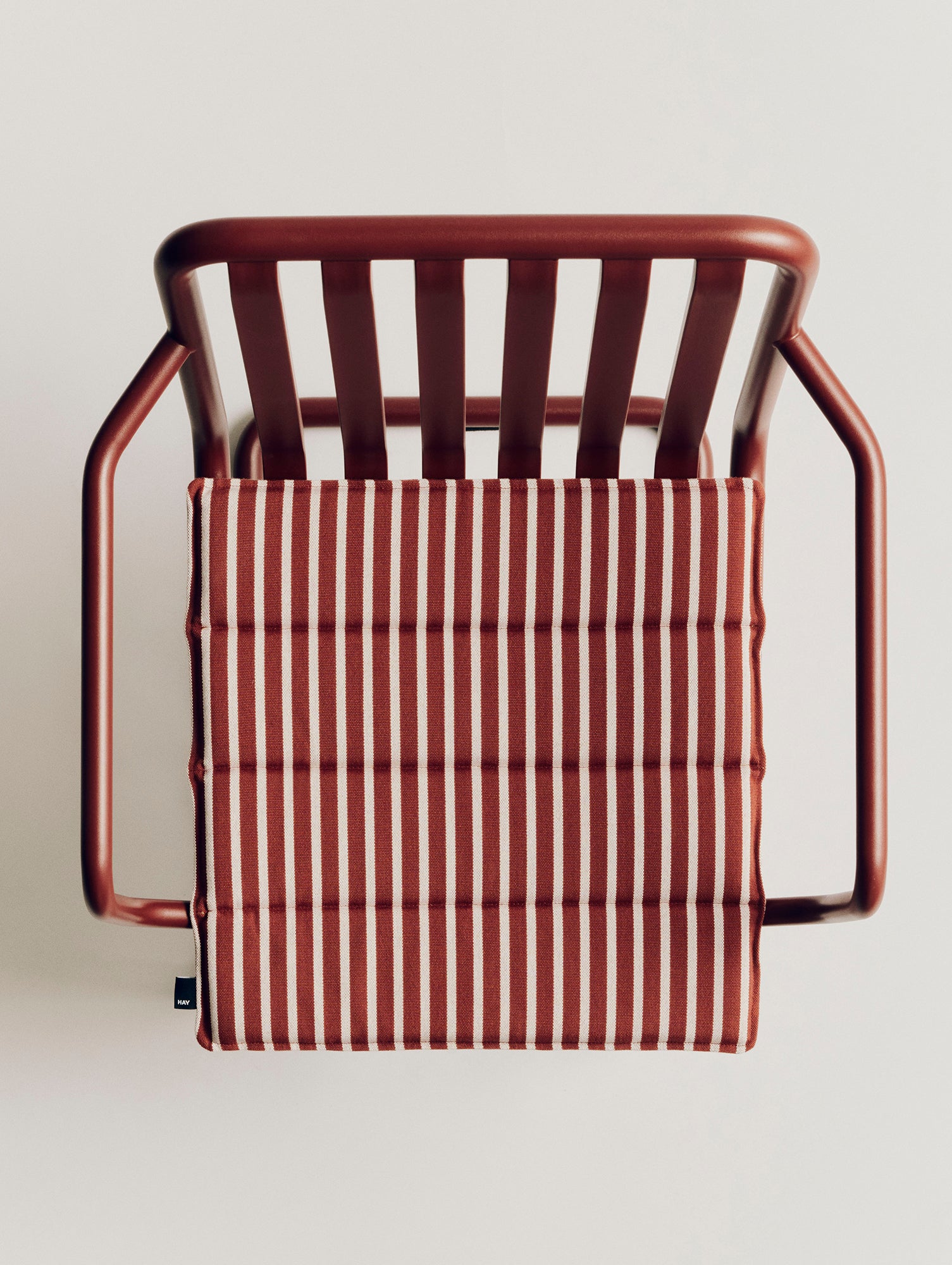 Terrazza Seat Cushion by HAY - Terracotta Stripe