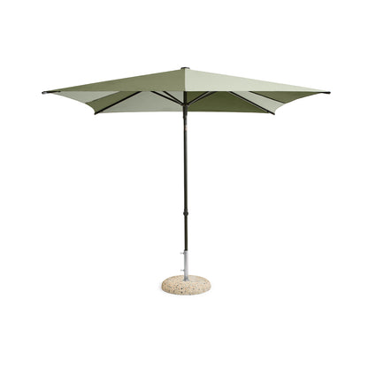 Terrazza Parasol by HAY - Square / Green and Dark Green