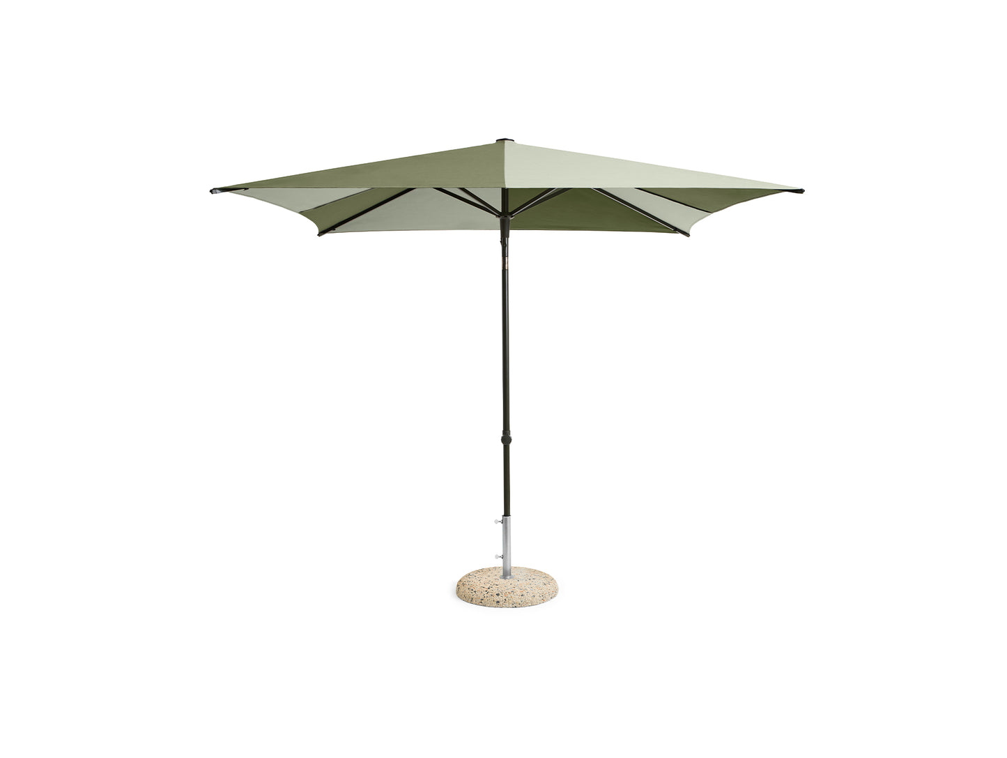 Terrazza Parasol by HAY - Square / Green and Dark Green