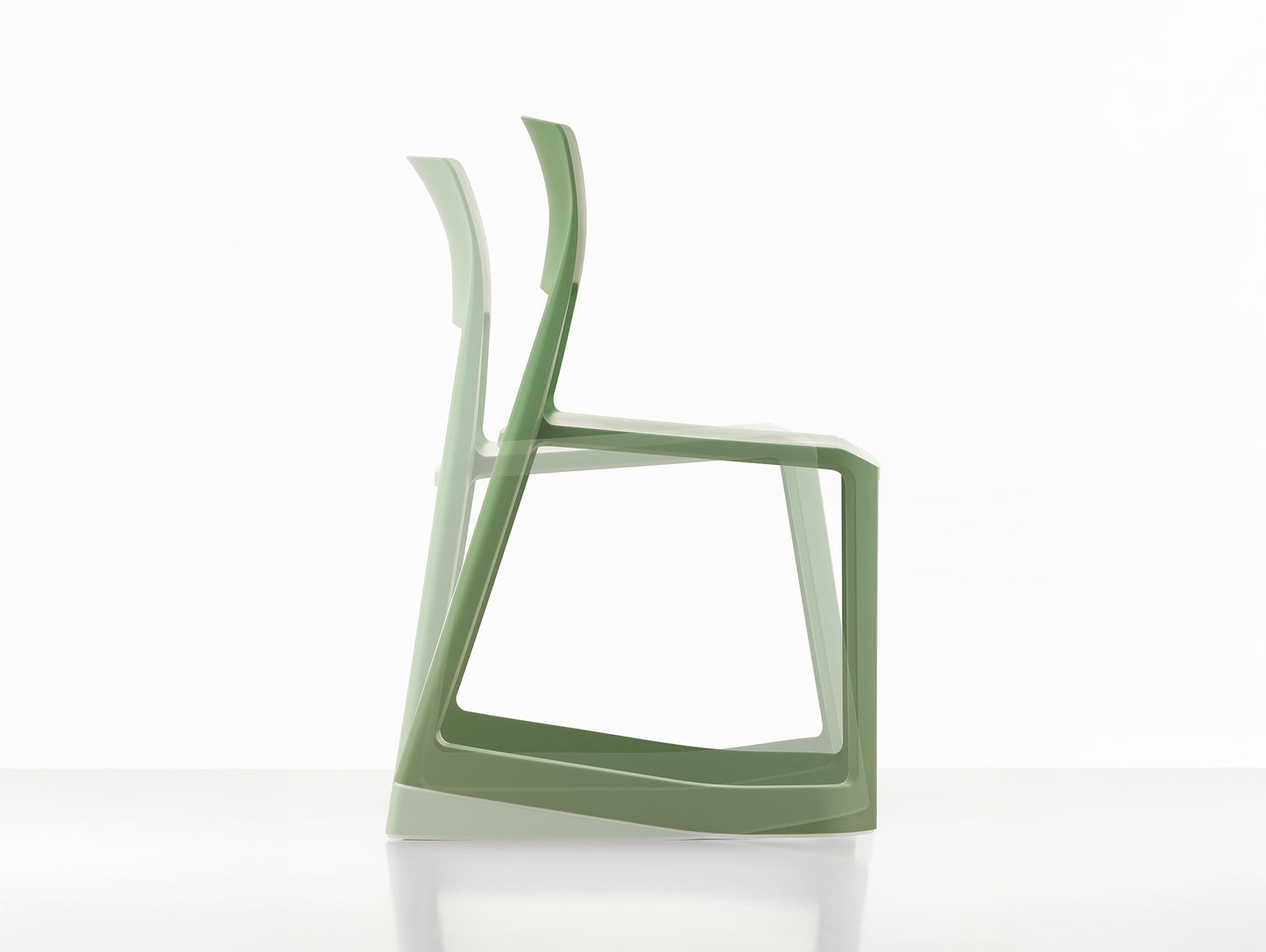 Tip Ton Chair RE by Vitra - Industrial Green