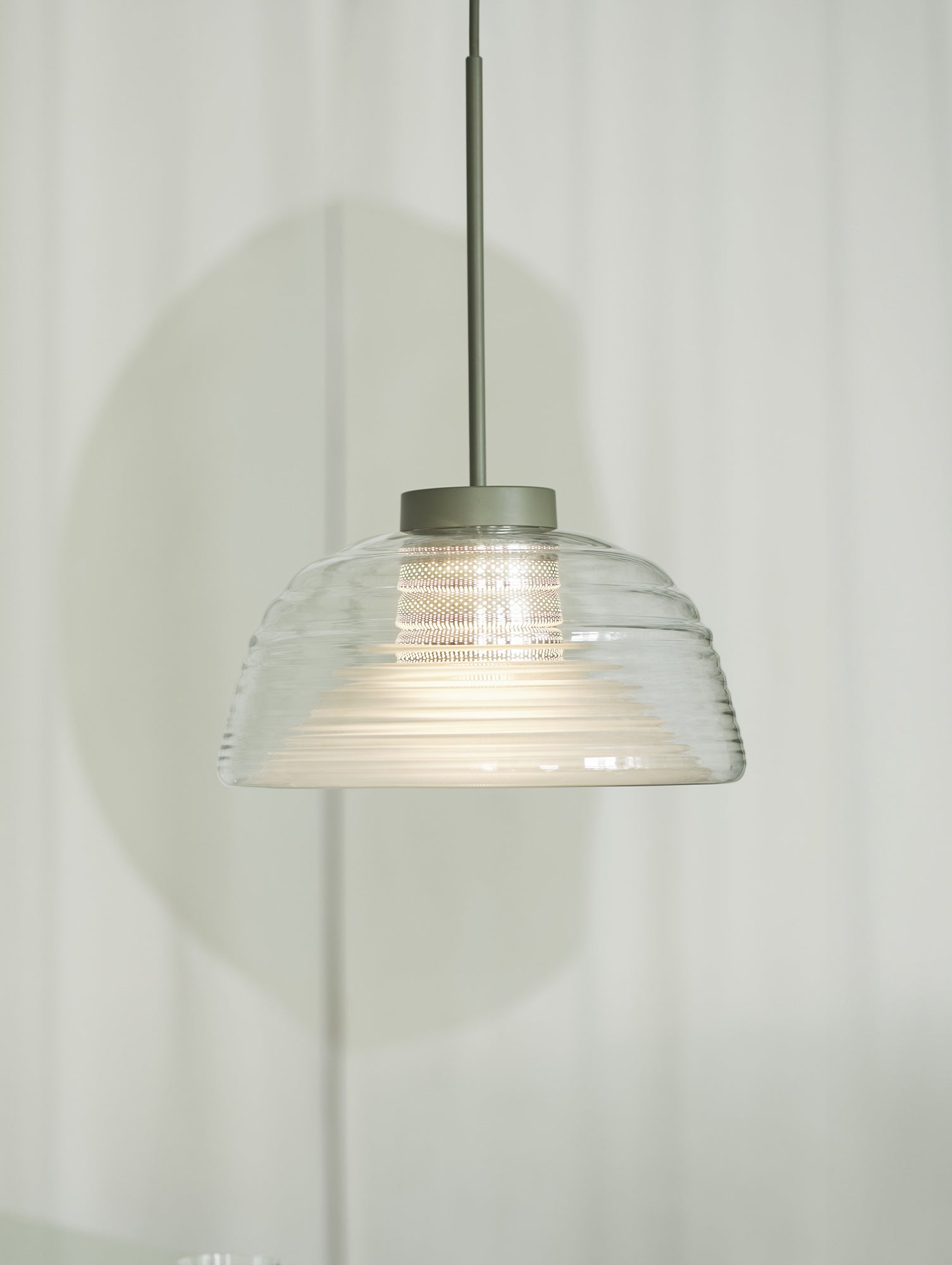 Two Layer Pendant Lamp by Muuto - Olive