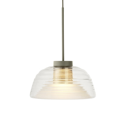 Two Layer Pendant Lamp by Muuto - Olive
