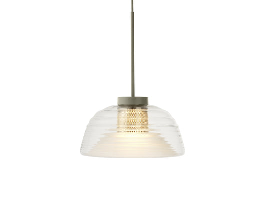 Two Layer Pendant Lamp by Muuto - Olive