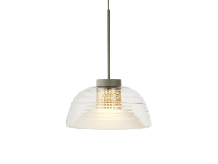 Two Layer Pendant Lamp by Muuto - Olive