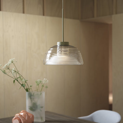 Two Layer Pendant Lamp by Muuto - Olive