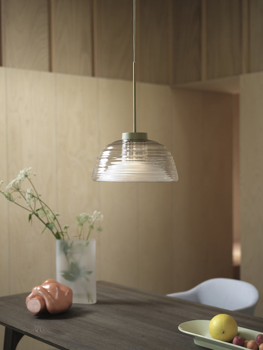 Two Layer Pendant Lamp by Muuto - Olive