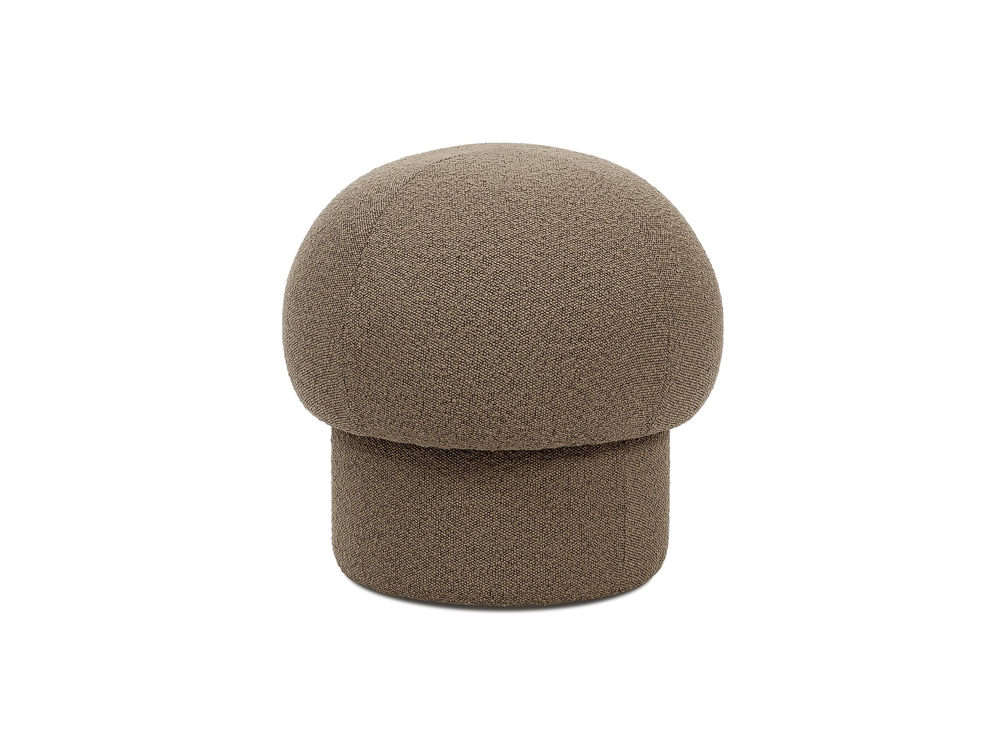 Uno Pouf by Design House Stockholm - D 50cm / Brown