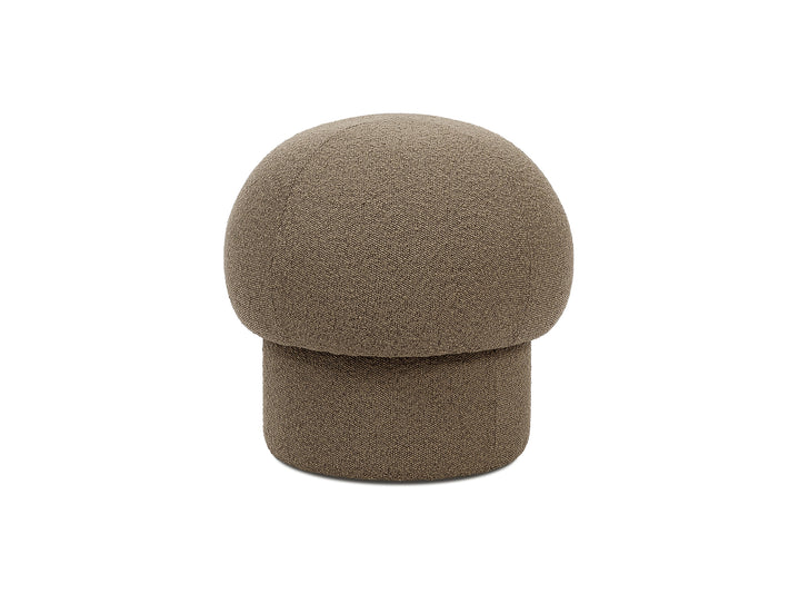 Uno Pouf by Design House Stockholm - D 50cm / Brown