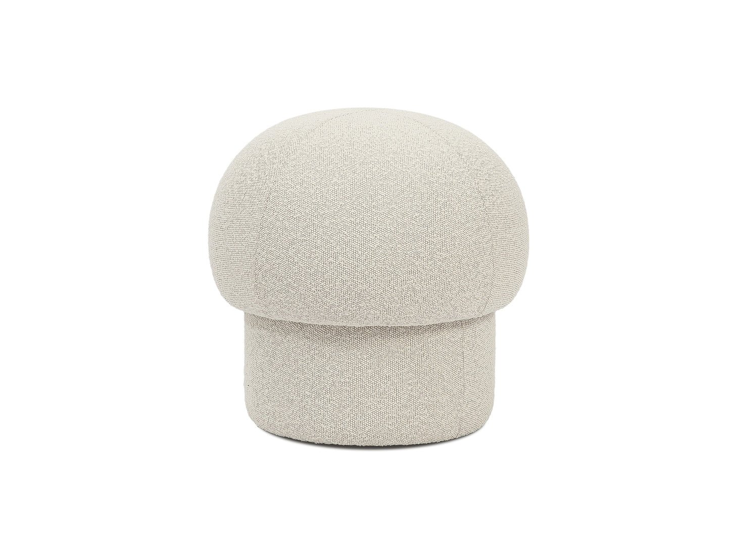 Uno Pouf by Design House Stockholm - D 50cm / Cream