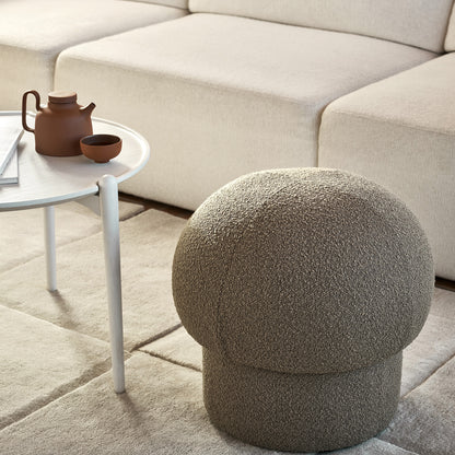 Uno Pouf by Design House Stockholm - D 50cm / Brown