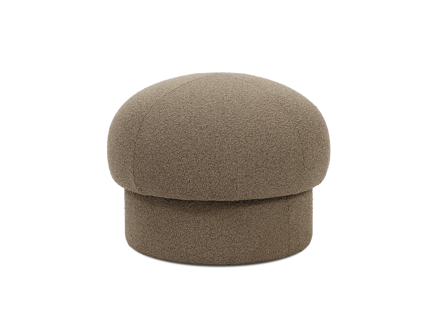 Uno Pouf by Design House Stockholm - D 65 cm / Brown