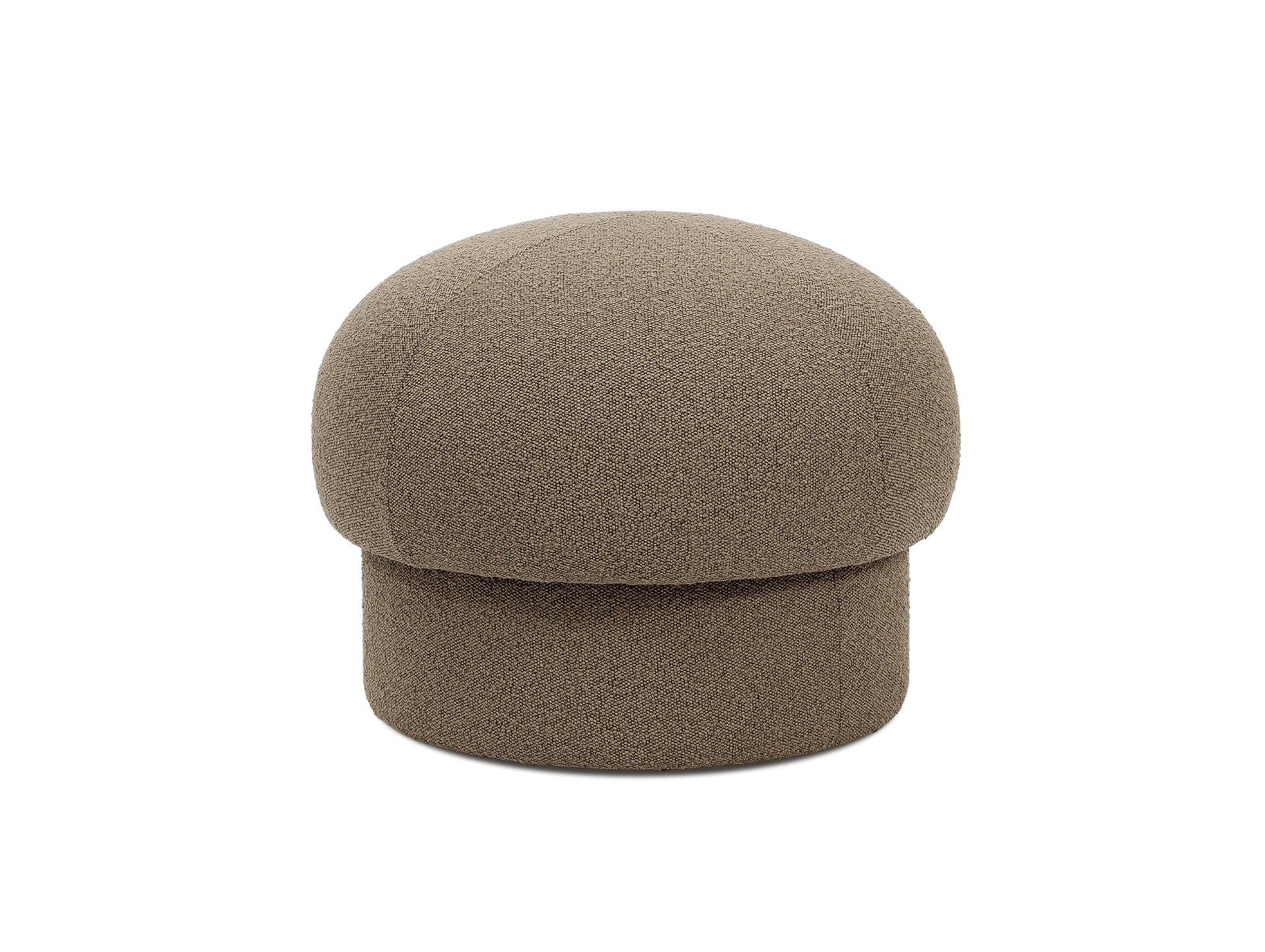 Uno Pouf by Design House Stockholm - D 65 cm / Brown