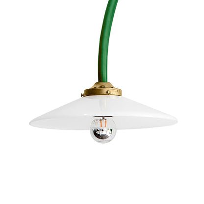 Hanging Lamp No.2 by Valerie Objects -Green Steel
