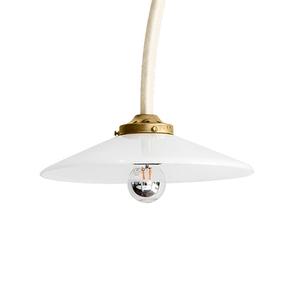 Hanging Lamp No.2 by Valerie Objects - Ivory Steel