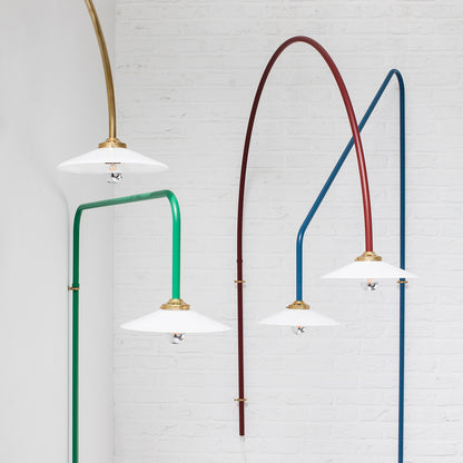 Hanging Lamp No.3 by Valerie Objects - Menie Red Steel