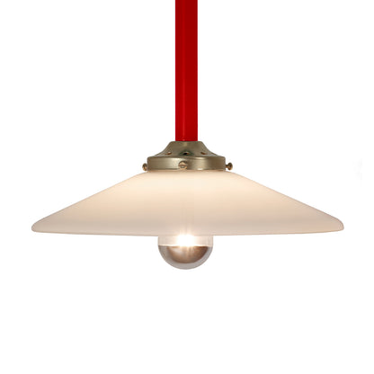 Ceiling Lamp No.4 by Valerie Objects - Red Steel