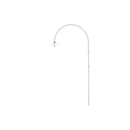 Hanging Lamp No.2 by Valerie Objects - Ivory Steel