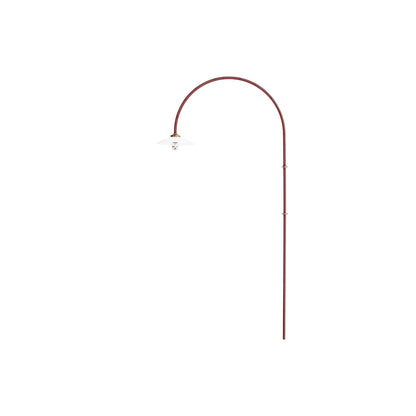 Hanging Lamp No.2 by Valerie Objects - Menie Red Steel