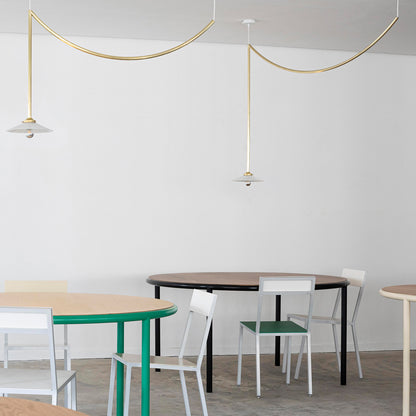 Ceiling Lamp No.4 by Valerie Objects - Unlacquered Brass