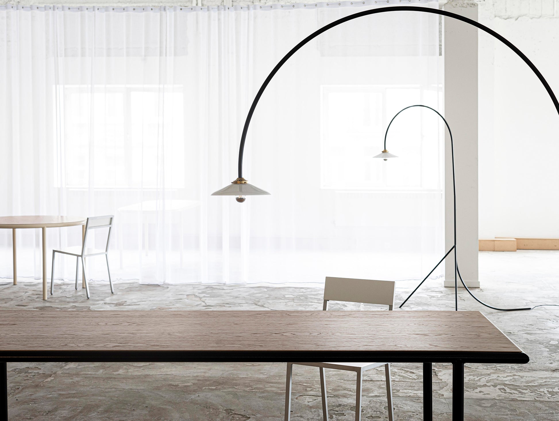 Hanging Lamp No.3 by Valerie Objects - Black Steel