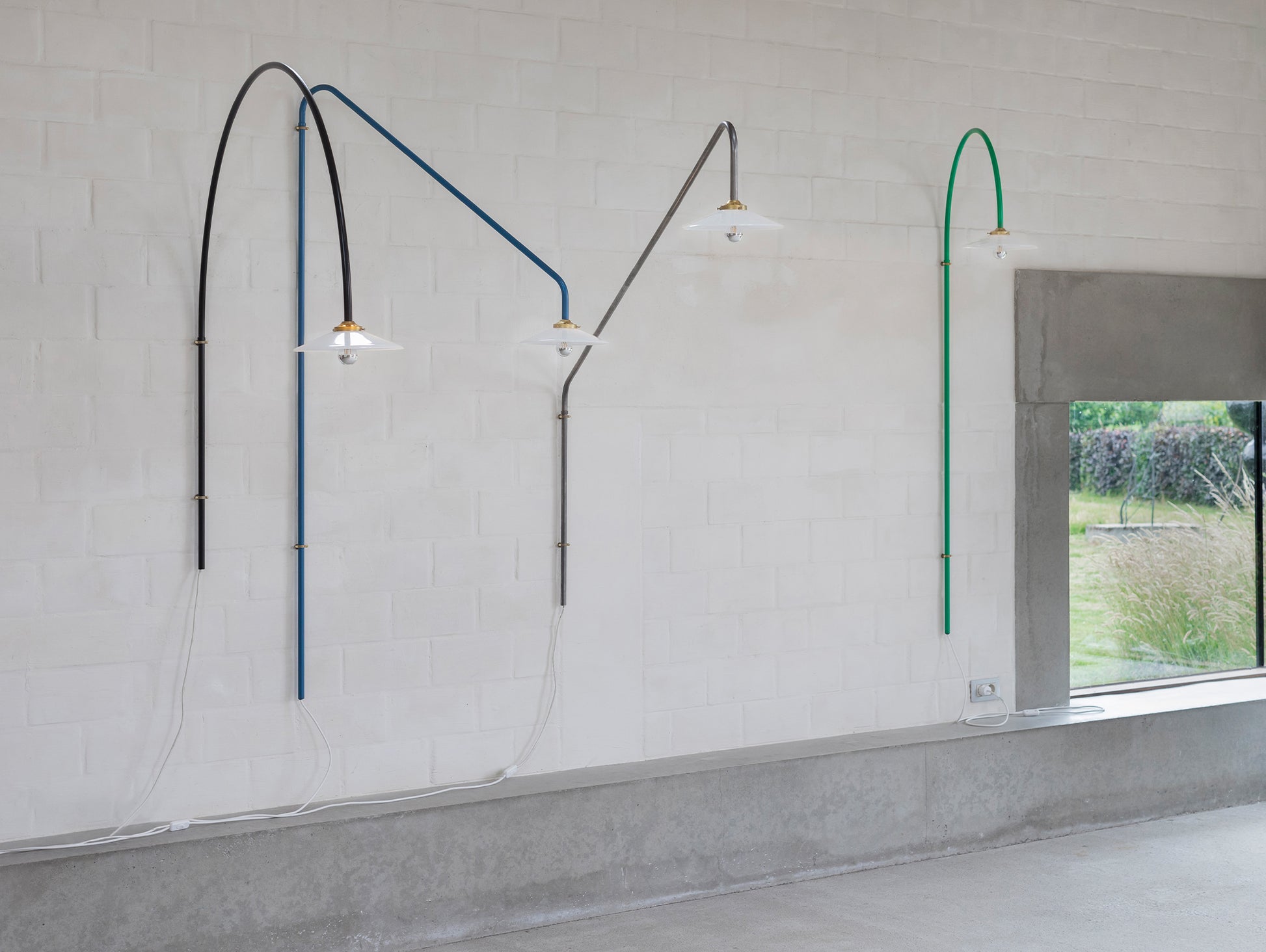 Hanging Lamp No.3 by Valerie Objects - Black Steel