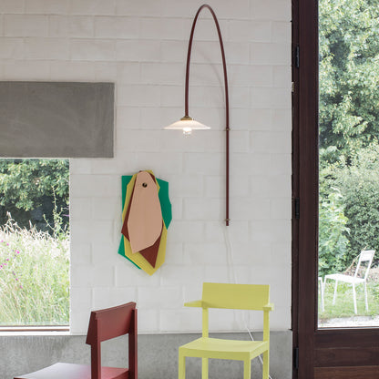 Hanging Lamp No.3 by Valerie Objects - Menie Red Steel