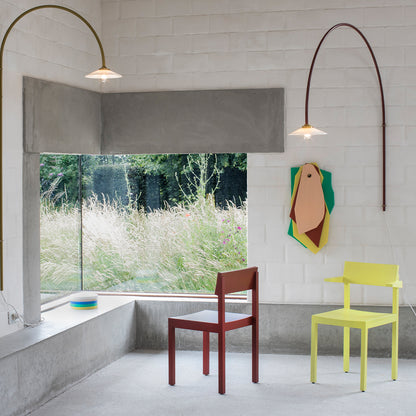 Hanging Lamp No.3 by Valerie Objects - Menie Red Steel