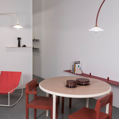Hanging Lamp No.3 by Valerie Objects - Menie Red Steel