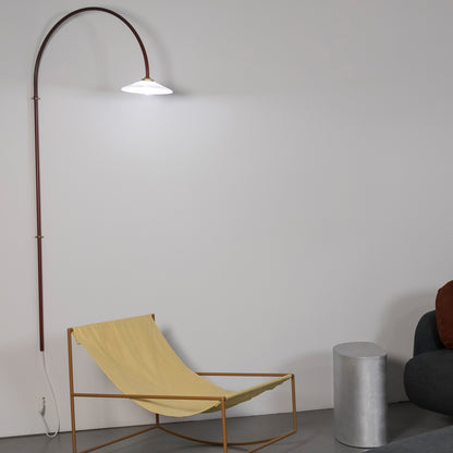 Hanging Lamp No.2 by Valerie Objects - Menie Red Steel