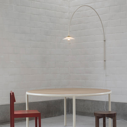 Hanging Lamp No.3 by Valerie Objects - Ivory Steel