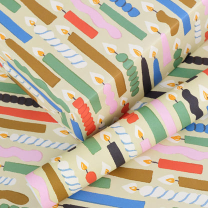 Candles Wrapping Paper by Wrap