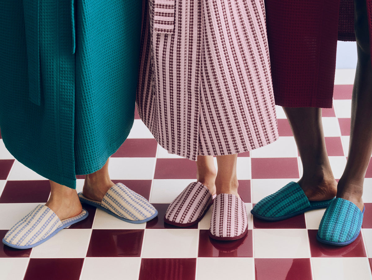Waffle Slippers by HAY - Cool Pink