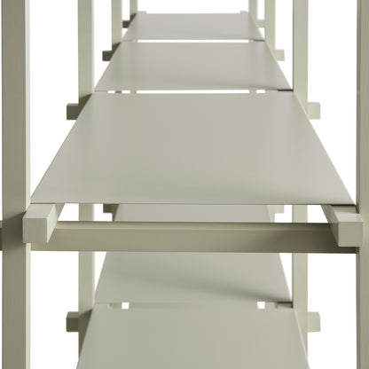 Woody Shelves by HAY - High / Smokey Grey Beech / Smokey Grey Steel