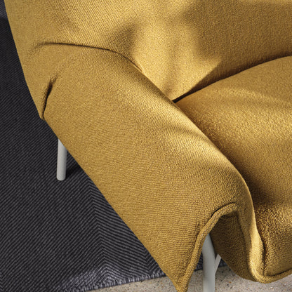 Wrap Lounge Chair by Muuto - Grey Base / Hearth 008