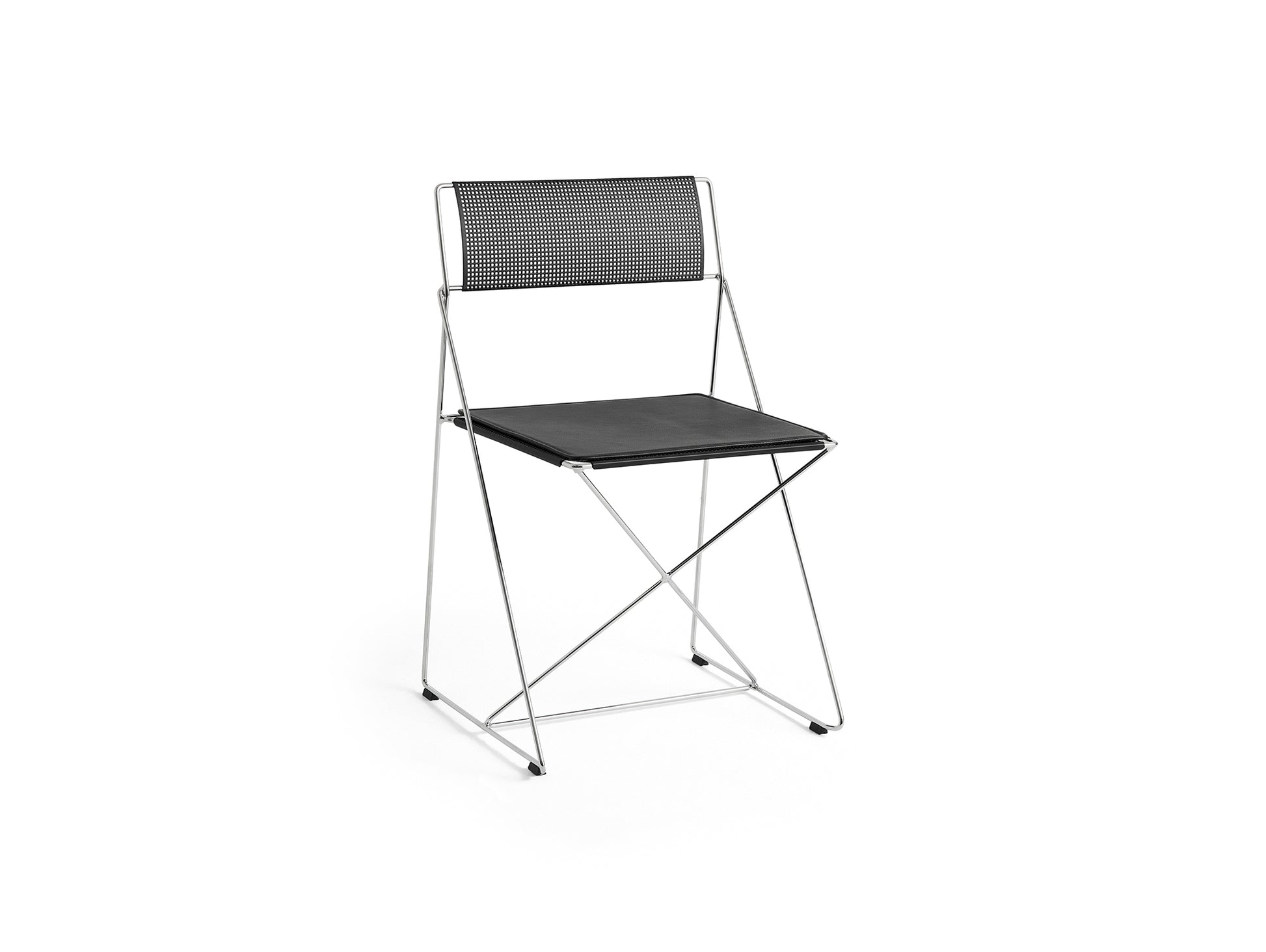 X-Line Chair Seat Pad by HAY - Black Scozia Leather