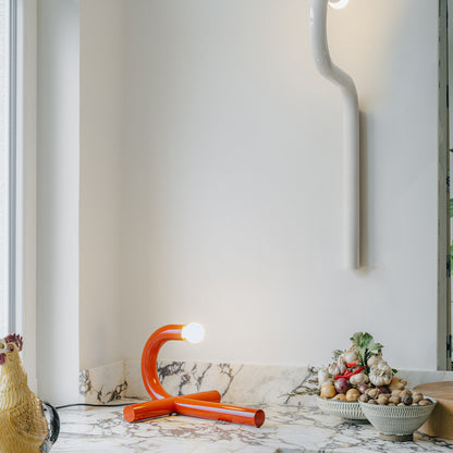 La Tre Table Lamp by Valerie Objects - Red