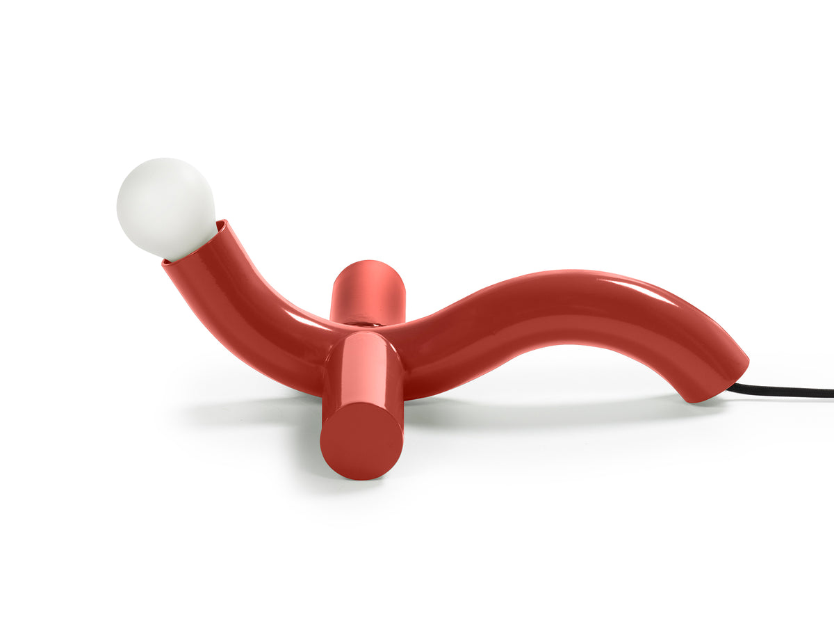 La Due Table Lamp by Valerie Objects - Red