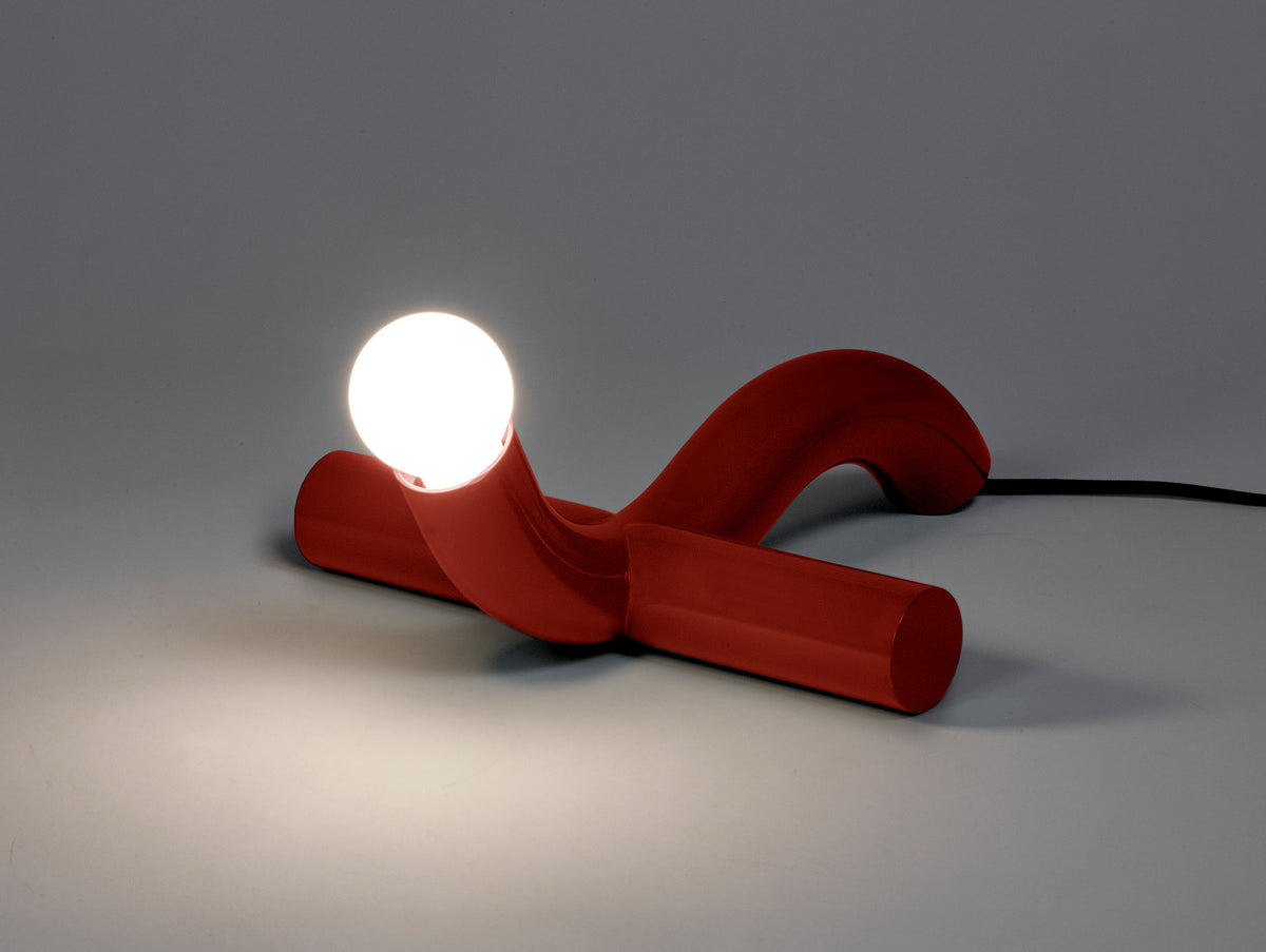 La Due Table Lamp by Valerie Objects - Red
