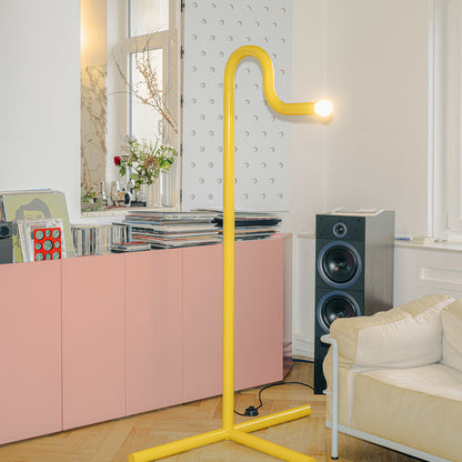 La Uno Floor Lamp by Valerie Objects - Yellow