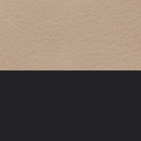 Swatch for Beige Refine Leather / Black